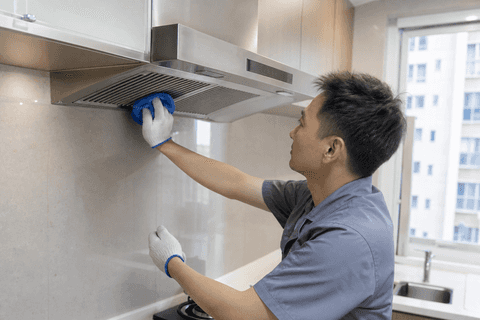 清洗保养服务场景示意